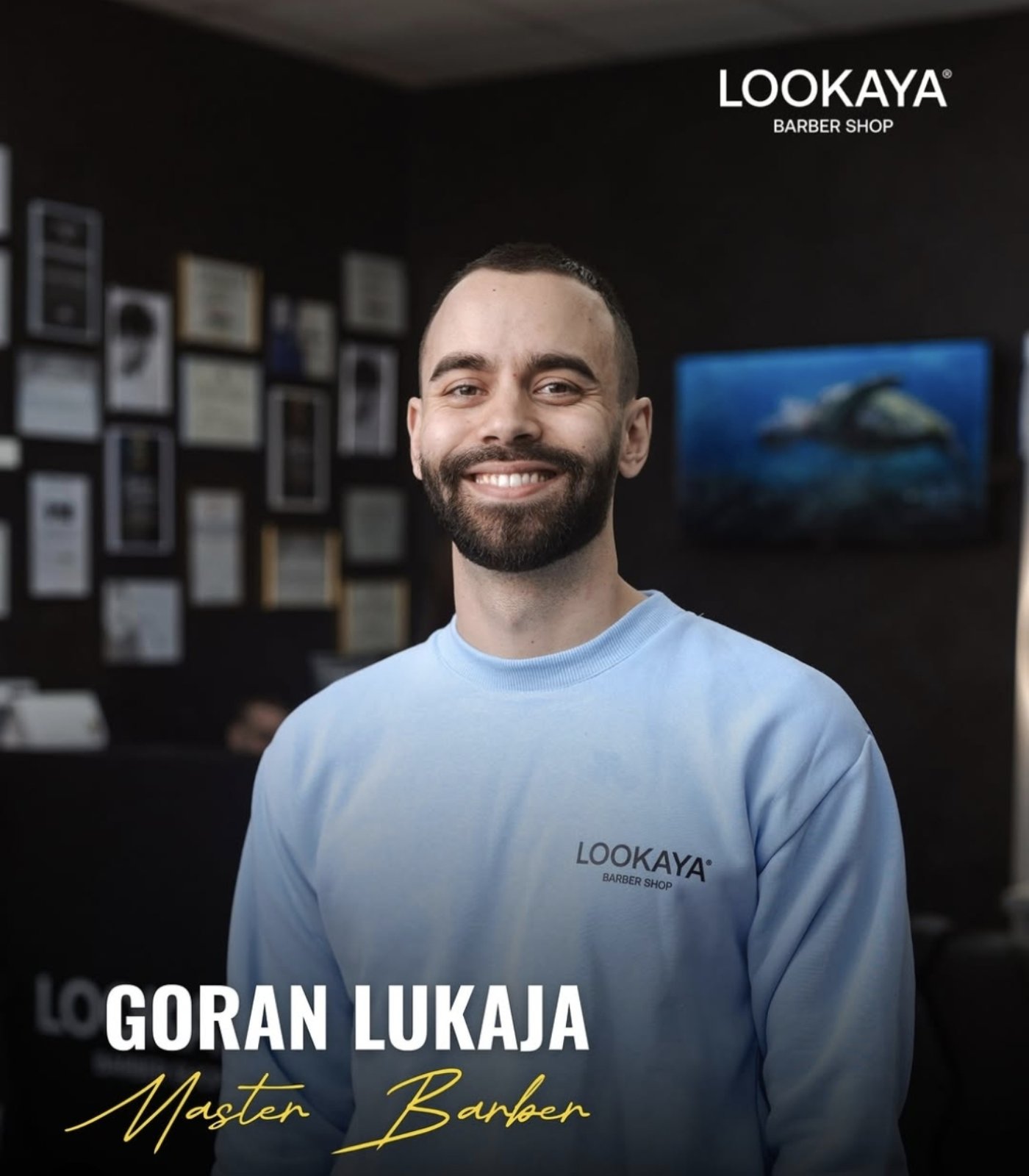 Goran Lukaja, osnivač Lookaya Barber Shopa